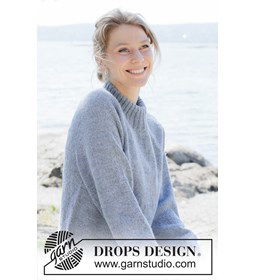 Quiet Bay Trui gemaakt van Drops Alpaca