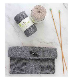 Clutch Gin gemaakt van DMC Nova Vita 4