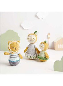 Knuffeldieren Leeuw en Luiaard