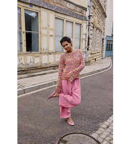 Damestrui in kantpatroon gemaakt van Lang Yarns Lisboa