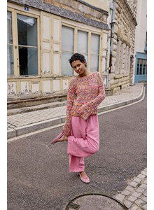 Damestrui in kantpatroon