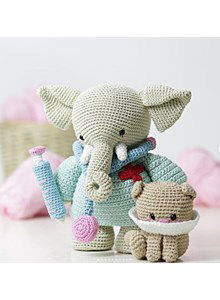 Dierenarts kledingset met patient