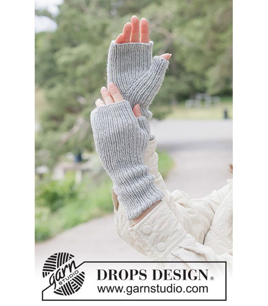 Breipatroon Vingerloze handschoenen