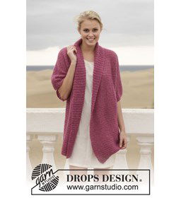 Vest gemaakt van Drops Brushed Alpaca Silk