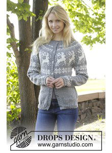 Gebreid vest met ronde pas