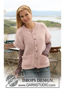 vest met korte mouwen en zakken 