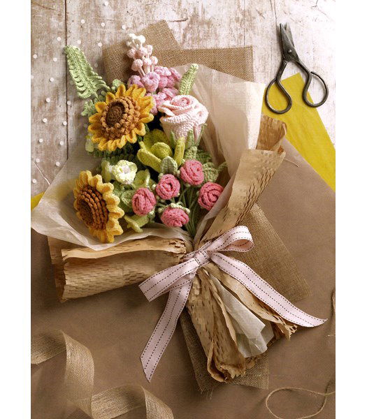 Haakpatroon Felicitatieboeket