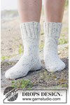 Breipatroon Frosted Fun socks van andere kant