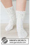 Breipatroon Frosted Fun socks van andere kant