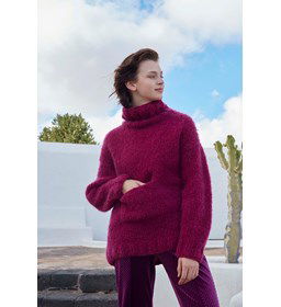 Rechte damestrui gemaakt van Lang Yarns Desire