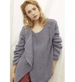 Vest voor dames gemaakt van Lang Yarns Wooladdicts Happiness