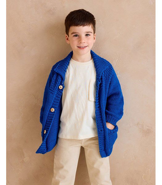 Breipatroon Jasje met reverskraag