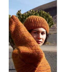 Muts Hue of You gemaakt van Lang Yarns Wooladdicts Glamour