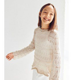 Trui met volant onderkant gemaakt van Phildar Phil Couture ete