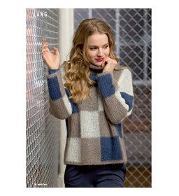 Damestrui gemaakt van Lang Yarns Mohair Luxe