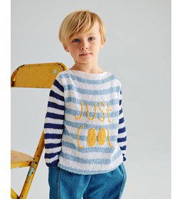 Just Cool Kindertrui gemaakt van Phildar Phil Artisane