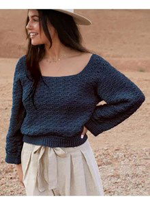 Trui met wijde mouwen