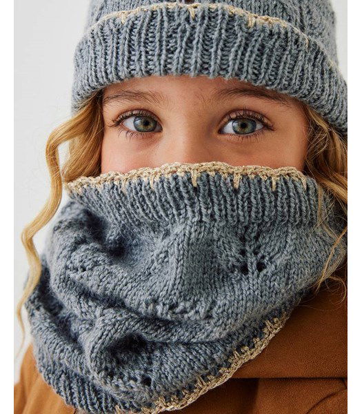 Breipatroon Meisjes snood Junon