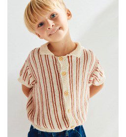 Shirt met reverskraag en knoopjes gemaakt van Phildar Phil Origin