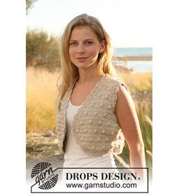 Gilet gemaakt van Drops Muskat