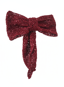 Kerstrode Kerststrik - DIY Kerstdecoratie