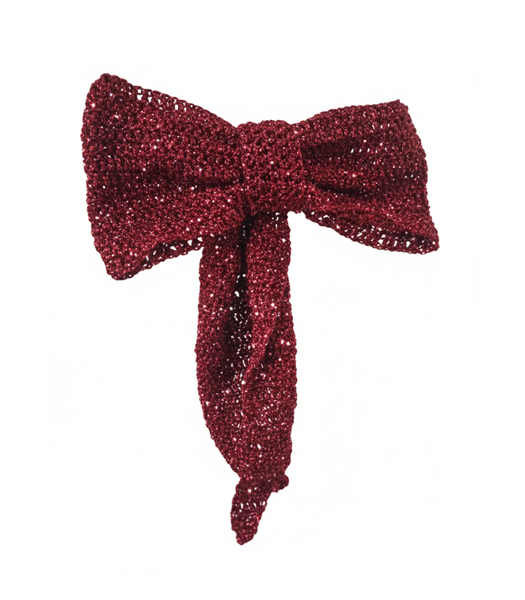 Haakpatroon Kerstrode Kerststrik - DIY Kerstdecoratie