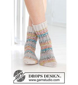 Lentefeest sokken gemaakt van Drops Fabel