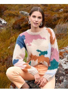 Damestrui met jacquardpatroon