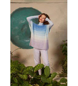 Damestrui met korte mouwen gemaakt van Lang Yarns Mohair 21