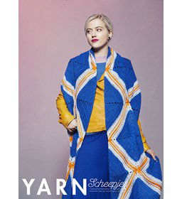 Omslagdoek gemaakt van Scheepjes Cahlista