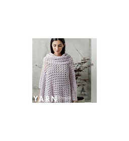 Dames poncho met col