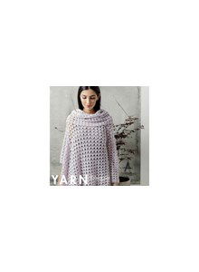 Dames poncho met col
