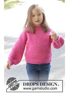 Kindertrui met V-hals