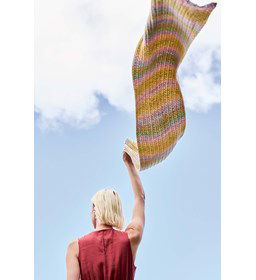 Sjaal in verschillende steekpatronen