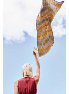 Sjaal in verschillende steekpatronen