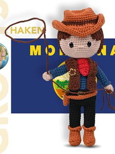 Pop cowboy met lasso