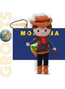 Pop cowboy met lasso