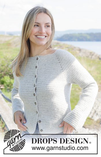 damesvest met raglan Misty Coast Cardigan