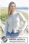 Haakpatroon damesvest met raglan Misty Coast Cardigan van andere kant