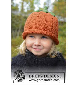 pompoen muts gemaakt van Drops Karisma