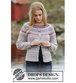 Gebreid vest gemaakt van Drops Karisma