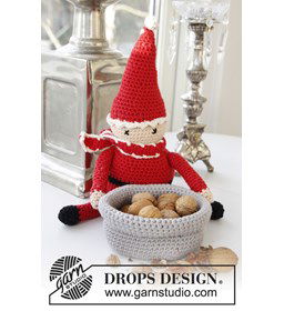 Gehaakte Kerstman gemaakt van Drops Paris