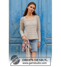 Trui gemaakt van Drops Cotton Light