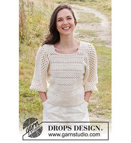 Damestrui gemaakt van Drops Cotton Merino