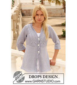 Dames vest gemaakt van Drops Muskat