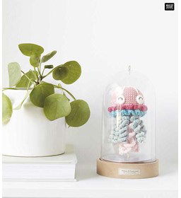 Gehaakte inktvis in stolp