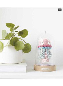 Gehaakte inktvis in stolp