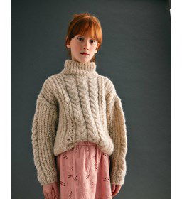 Dikke kindertrui gemaakt van Phildar Phil Bijou