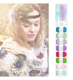 Omslagdoek gemaakt van Scheepjes Linen soft