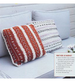 Kussens gemaakt van Durable Teddy